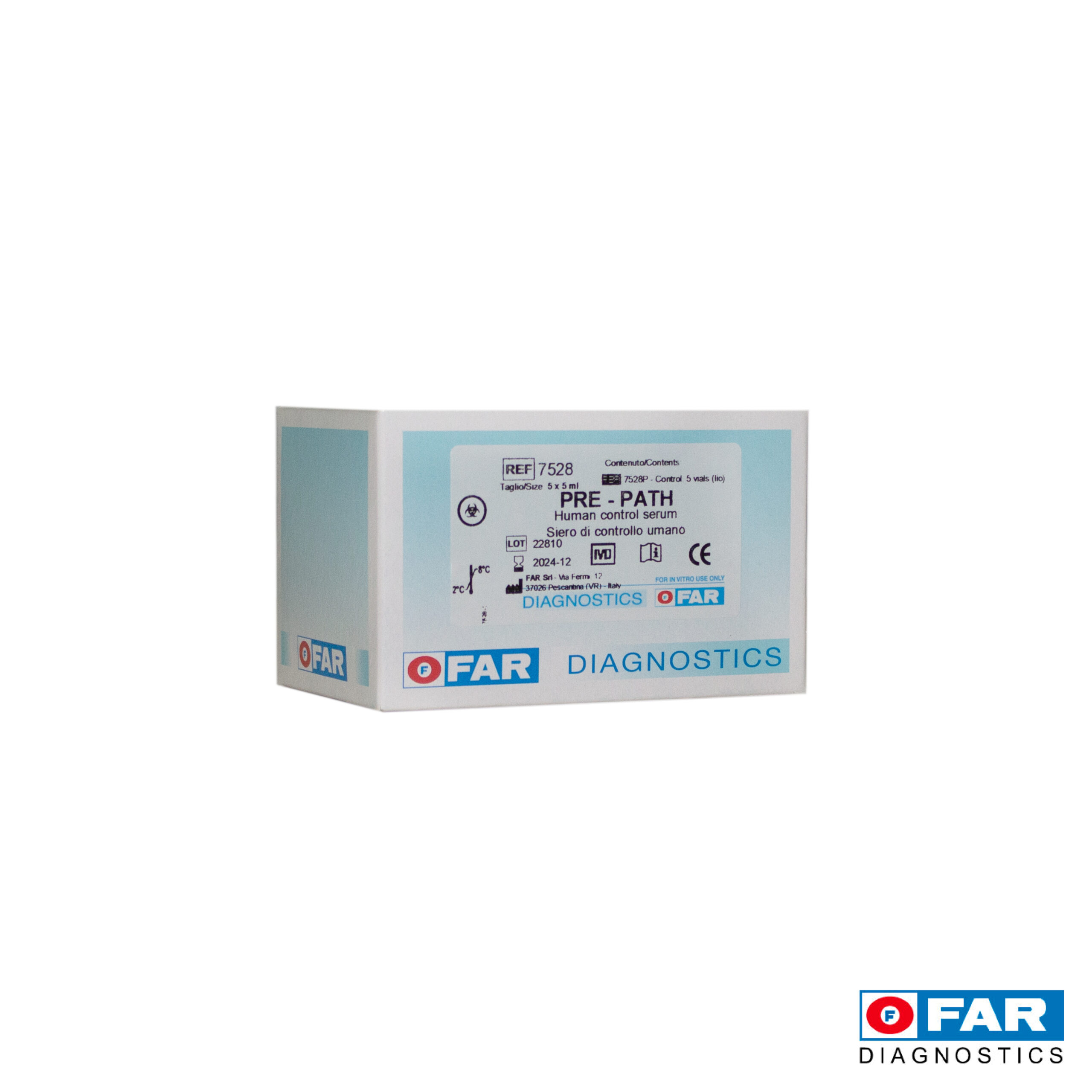 PRE PATH (PRECISION PATHOLOGICAL SERUM) 5X5 ML COD. 7528