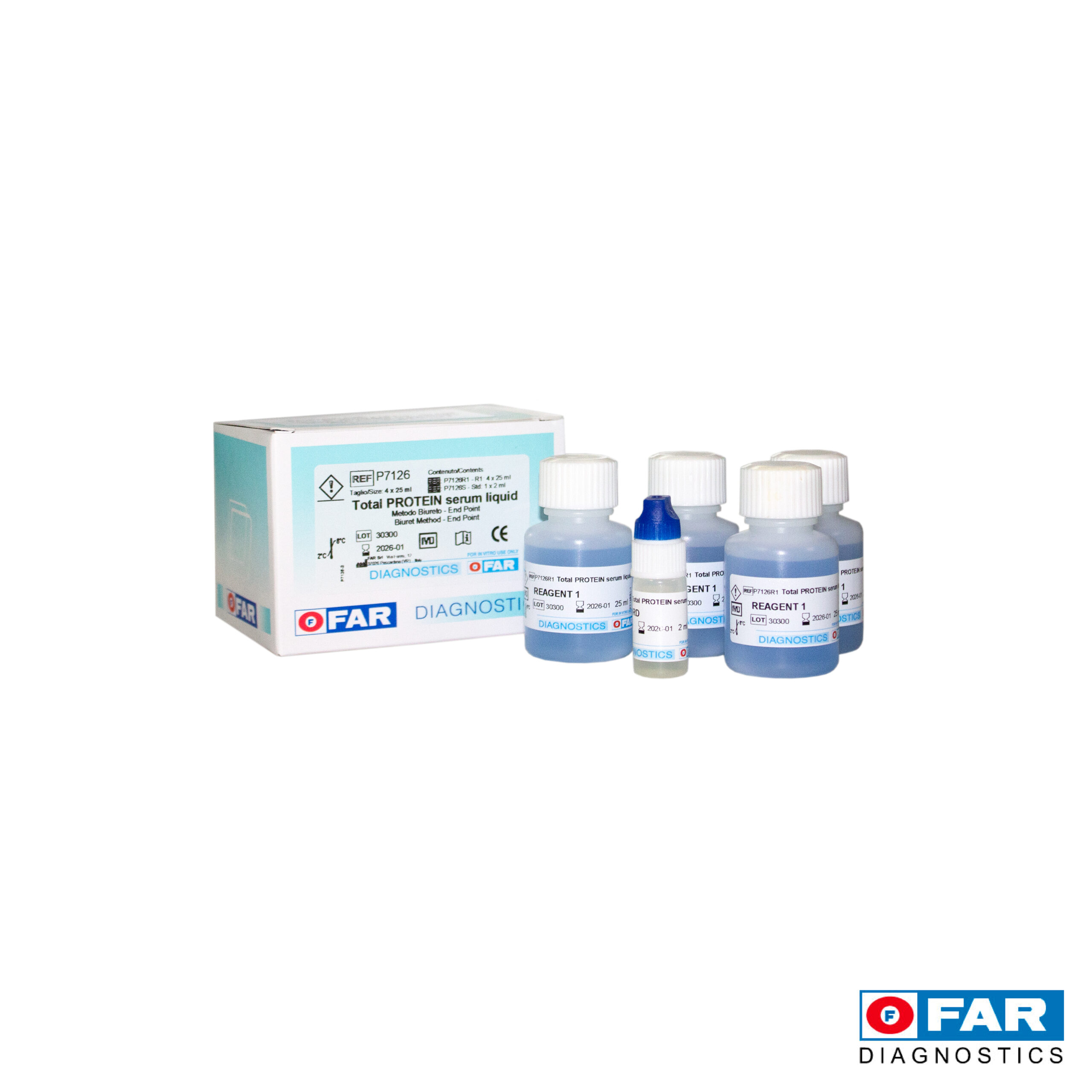 TOTAL PROTEIN SERUM LIQUID 4 X 25 ML P7126 -1