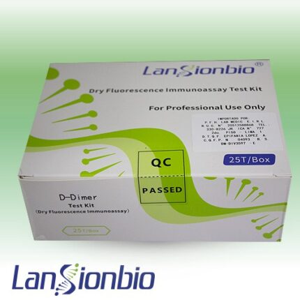 7 D-Dimer TEST KIT (DRY FLUORESCENCE IMMUNOASSAY) Kit x 25 und.