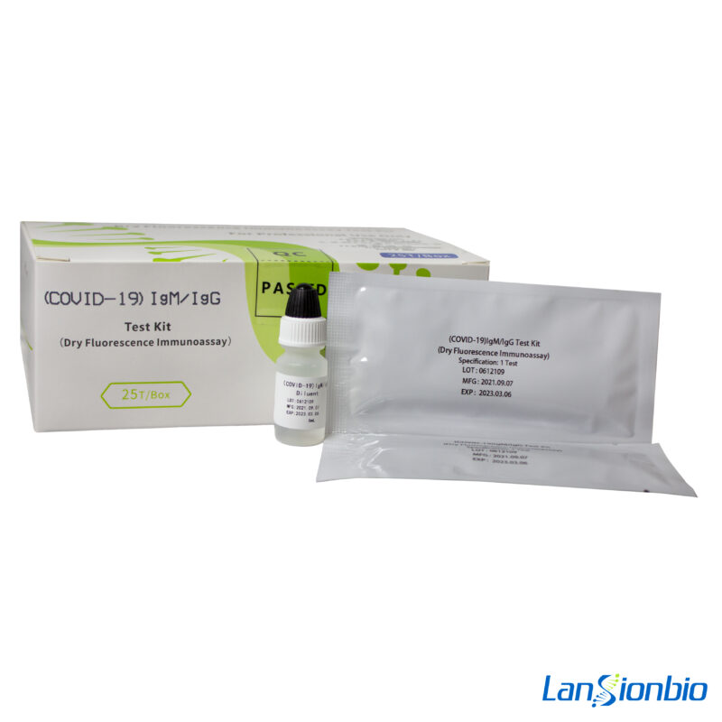 COVID-19 Antigen TEST (DRY FLUORESCENCE IMMUNOASSAY) Kit x 25 und. - PFH