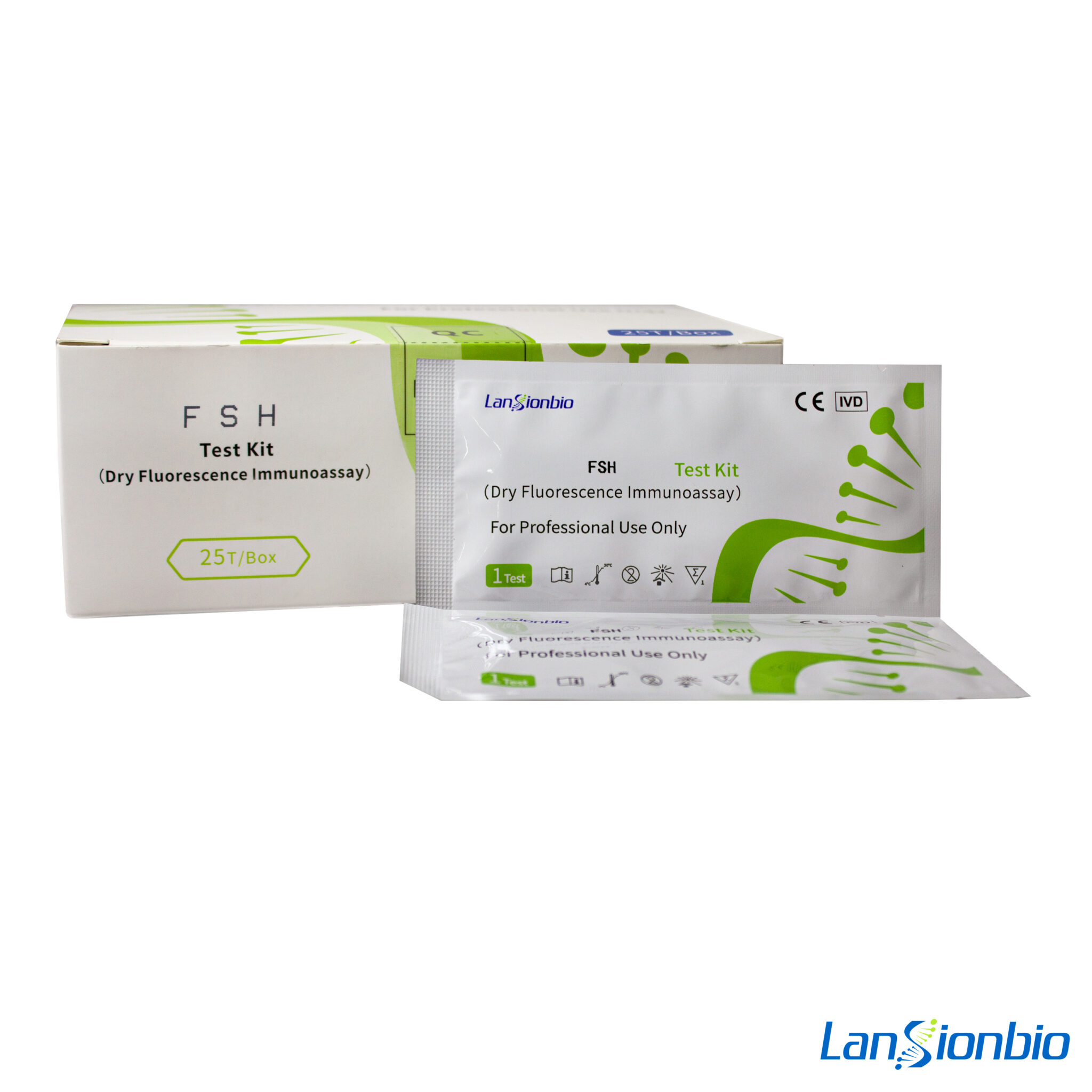 FSH TEST (DRY FLUORESCENCE IMMUNOASSAY) Kit x 25 und. - PFH