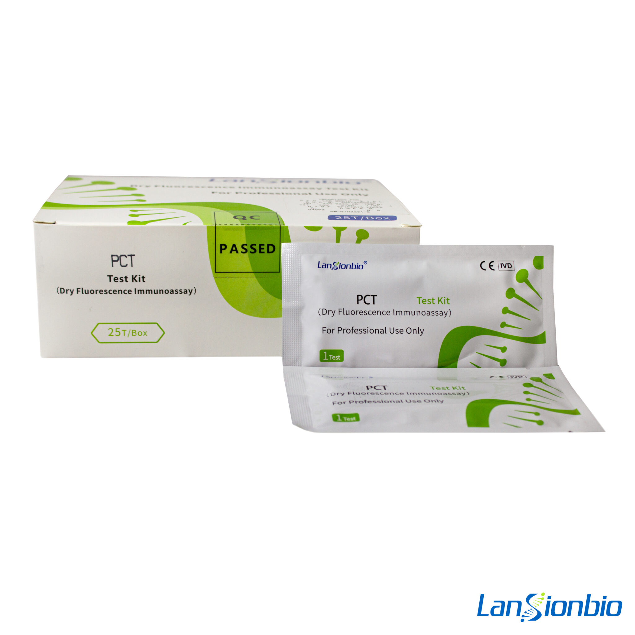 PCT (PROCALCITONINA) TEST (DRY FLUORESCENCE IMMUNOASSAY) Kit x 25 und ...